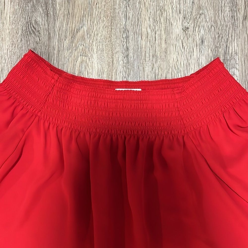 Aritzia Babaton Chagall Blouse in Red - Picture 3 of 13